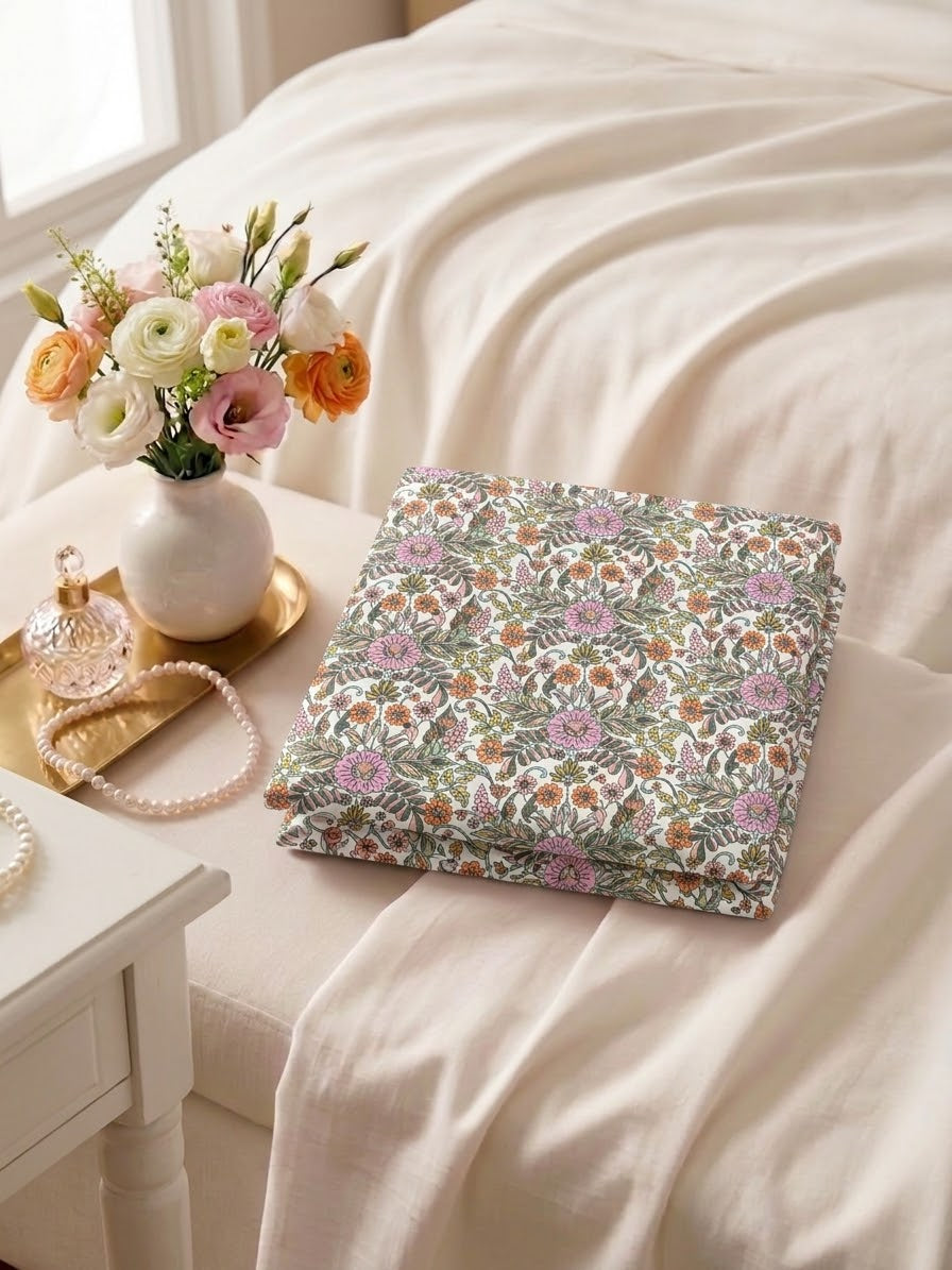 Pakistani King Size Bedsheet with Pillow Cover