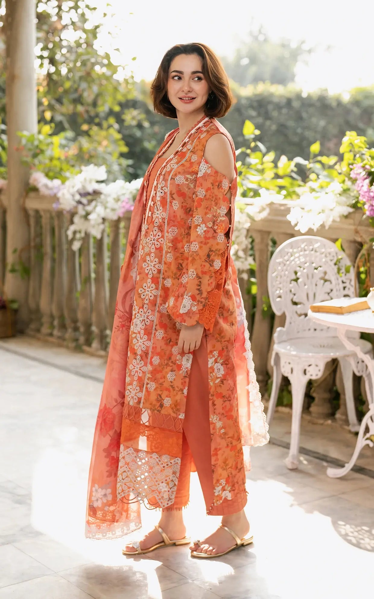 Asifa & Nabeel Premium Lawn  Suit