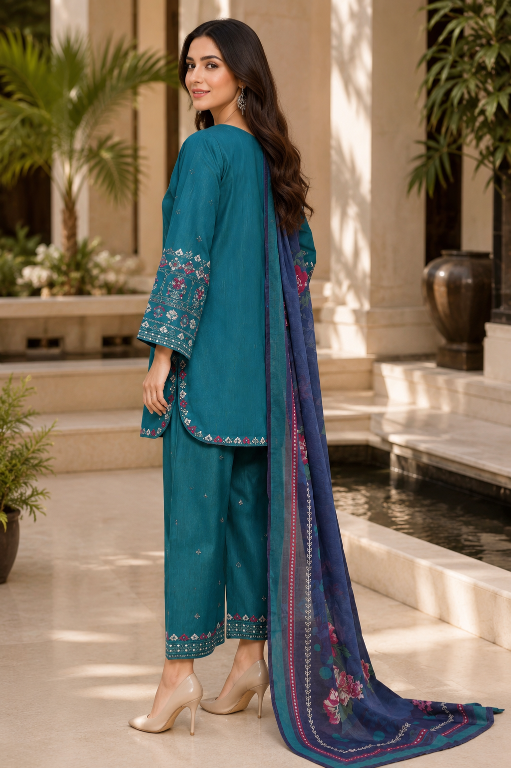 Sada Bahar Festive Embroidered Lawn