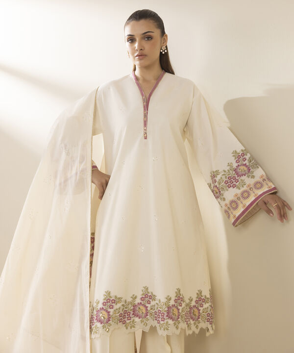 Sapphire Embroidered Lawn