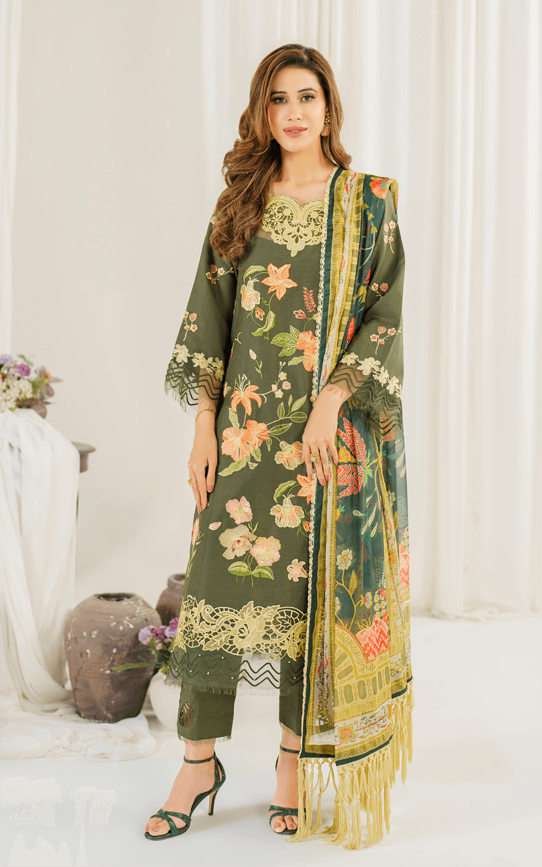 Pretty in Pink by Asifa & Nabeel Premium Lawn