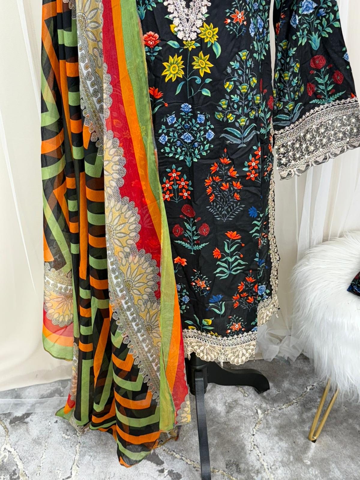 Luxury Embroidered Lawn Ready To Ship