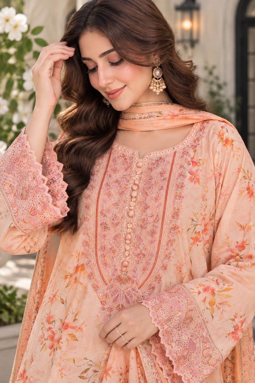 Munira Designers Embroidered Lawn