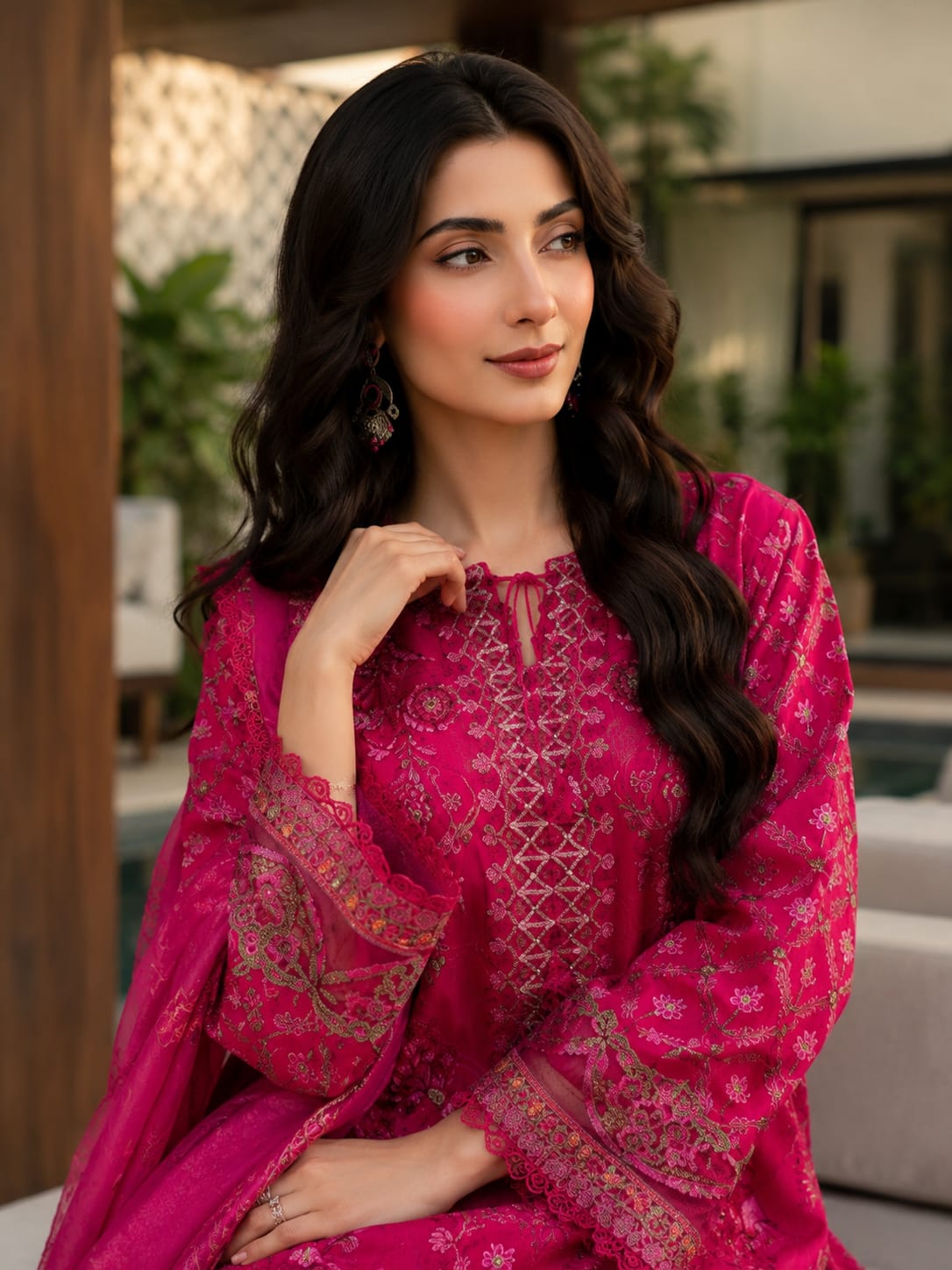 Munira Designers Embroidered Lawn
