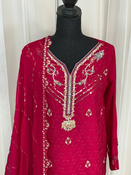 2pc Embroidered Kurti Collection Ready To Ship