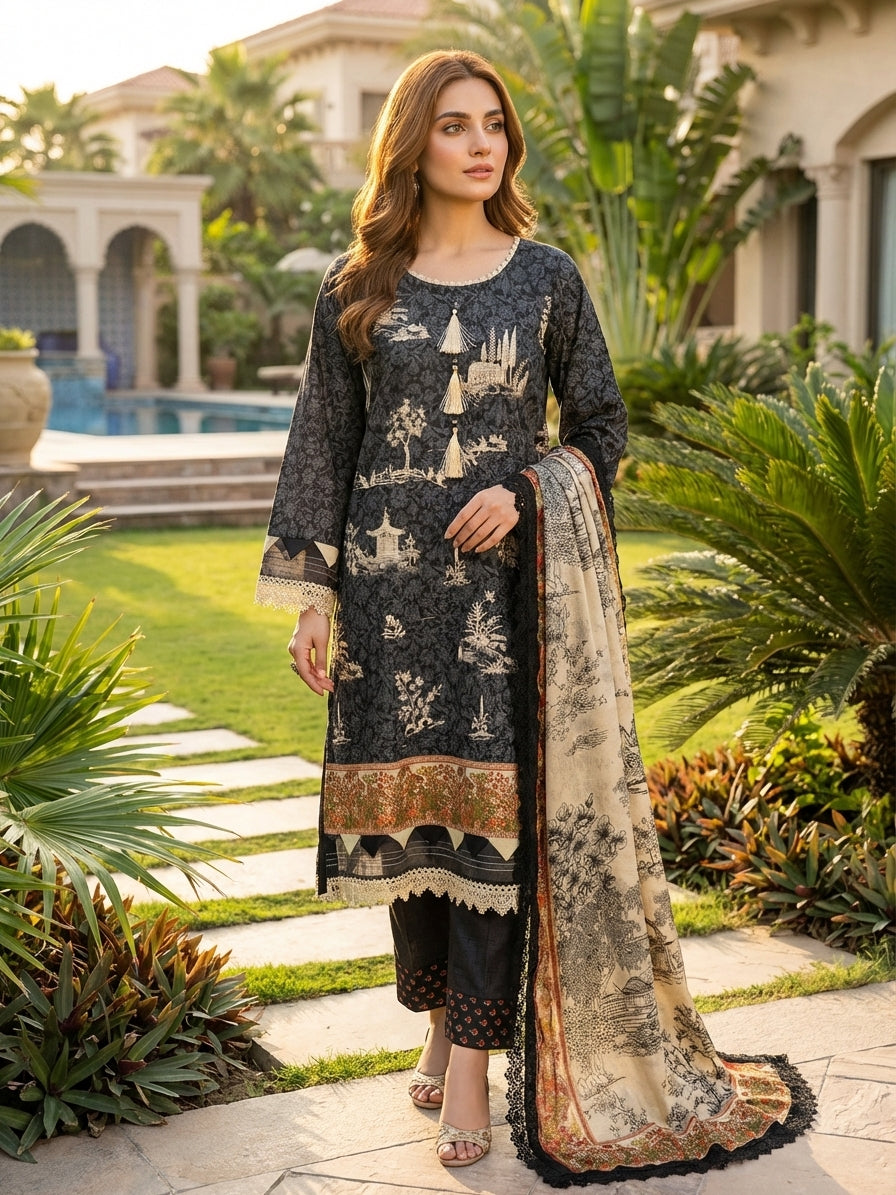 Tasbeeha Winter Embroidered Khaddar Vol-1