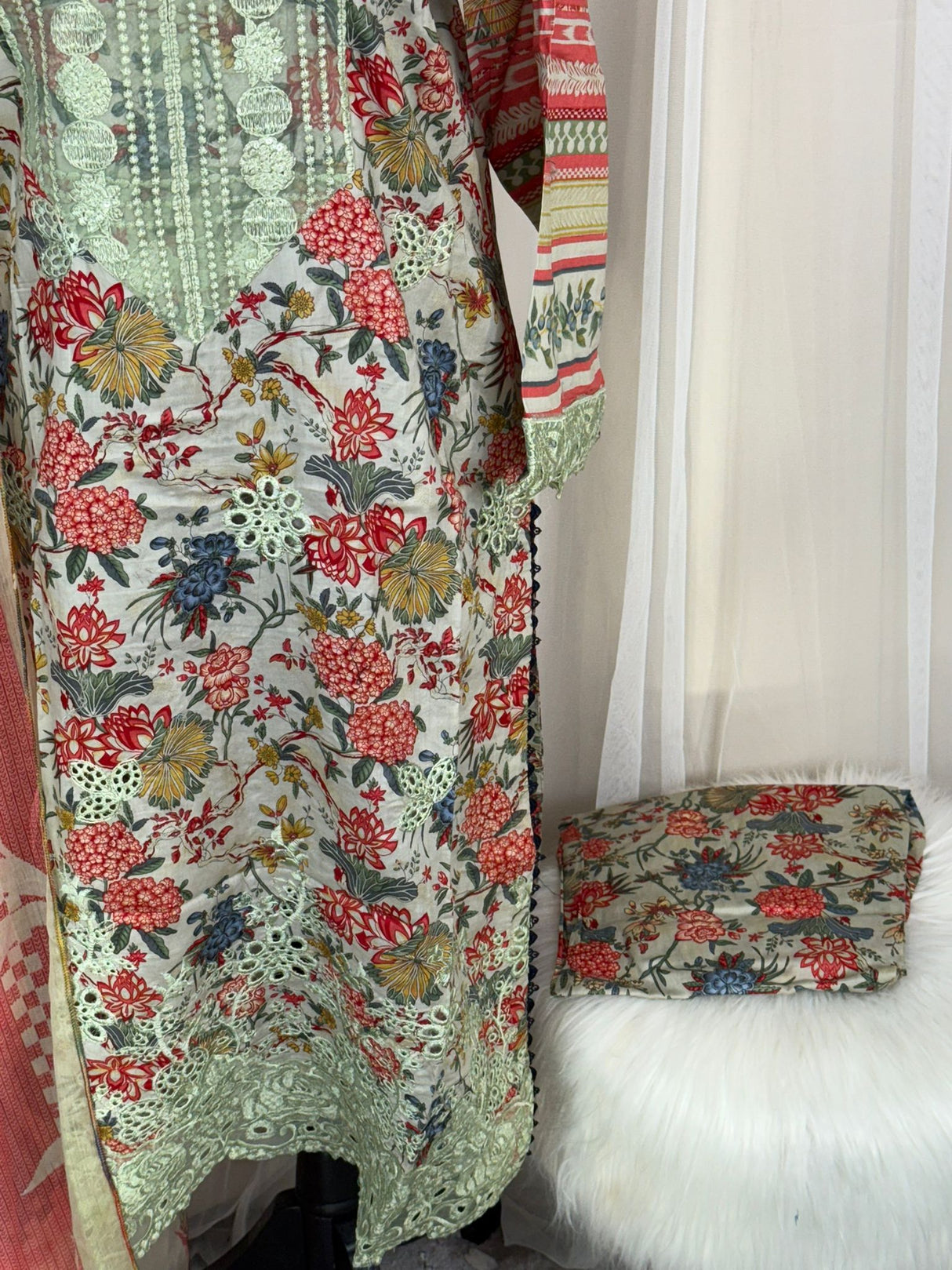 Luxury Embroidered Lawn Ready To Ship