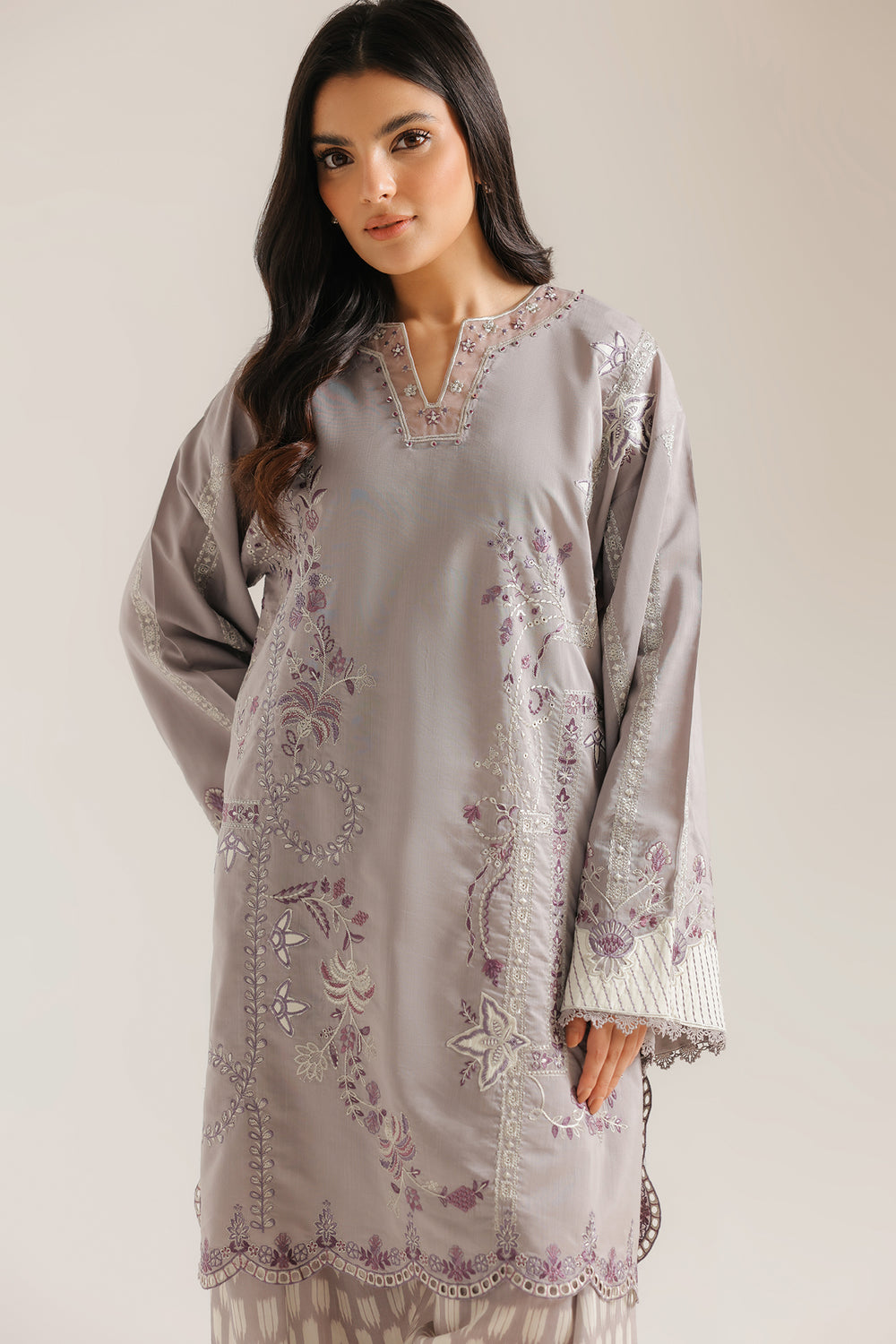 Ethnic Embroidered 2pc Suit