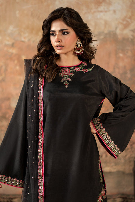 3-PC Embroidered Suit by Charizma