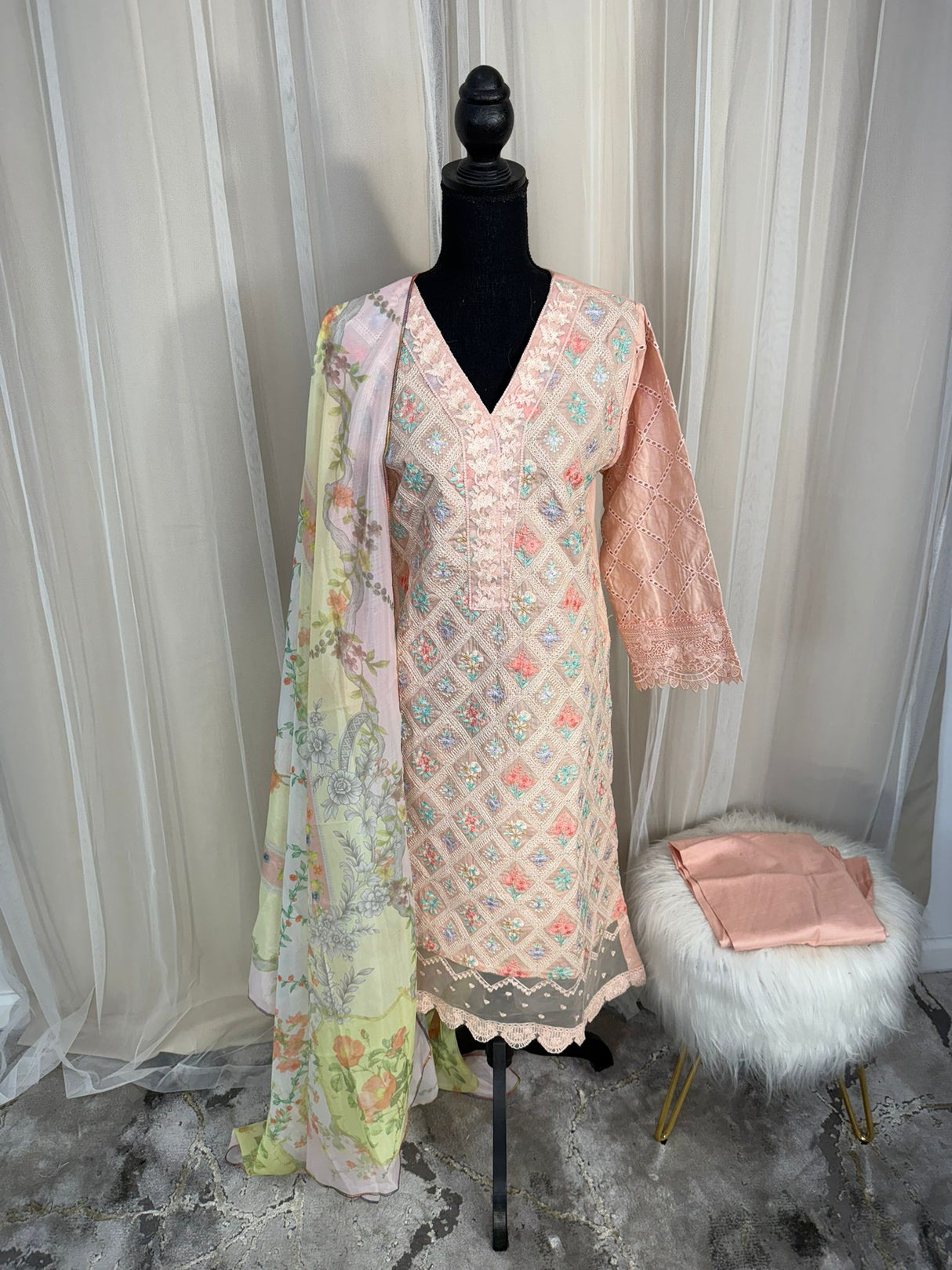 Luxury Embroidered Lawn Ready To Ship