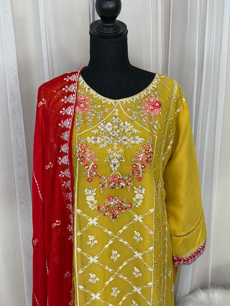 2pc Embroidered Kurti Collection Ready To Ship