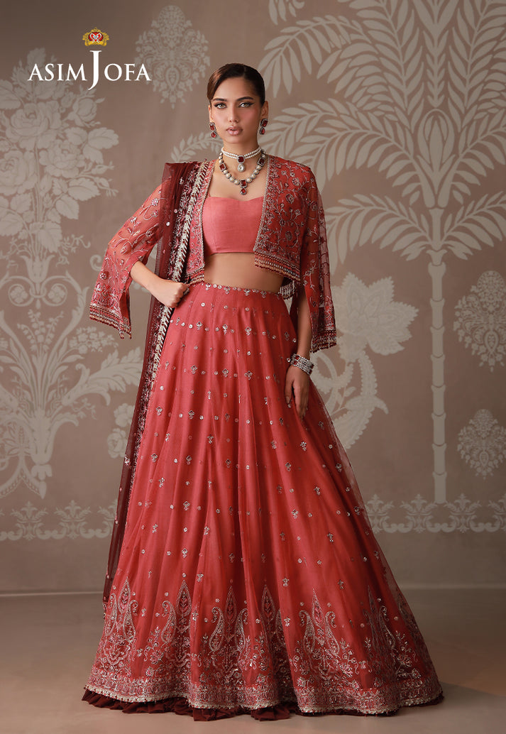 Zari By Asim Jofa Luxury Embroidered Poly Net Collection