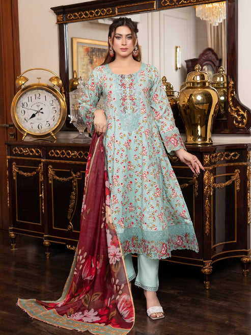 Munira Designers Embroidered Lawn