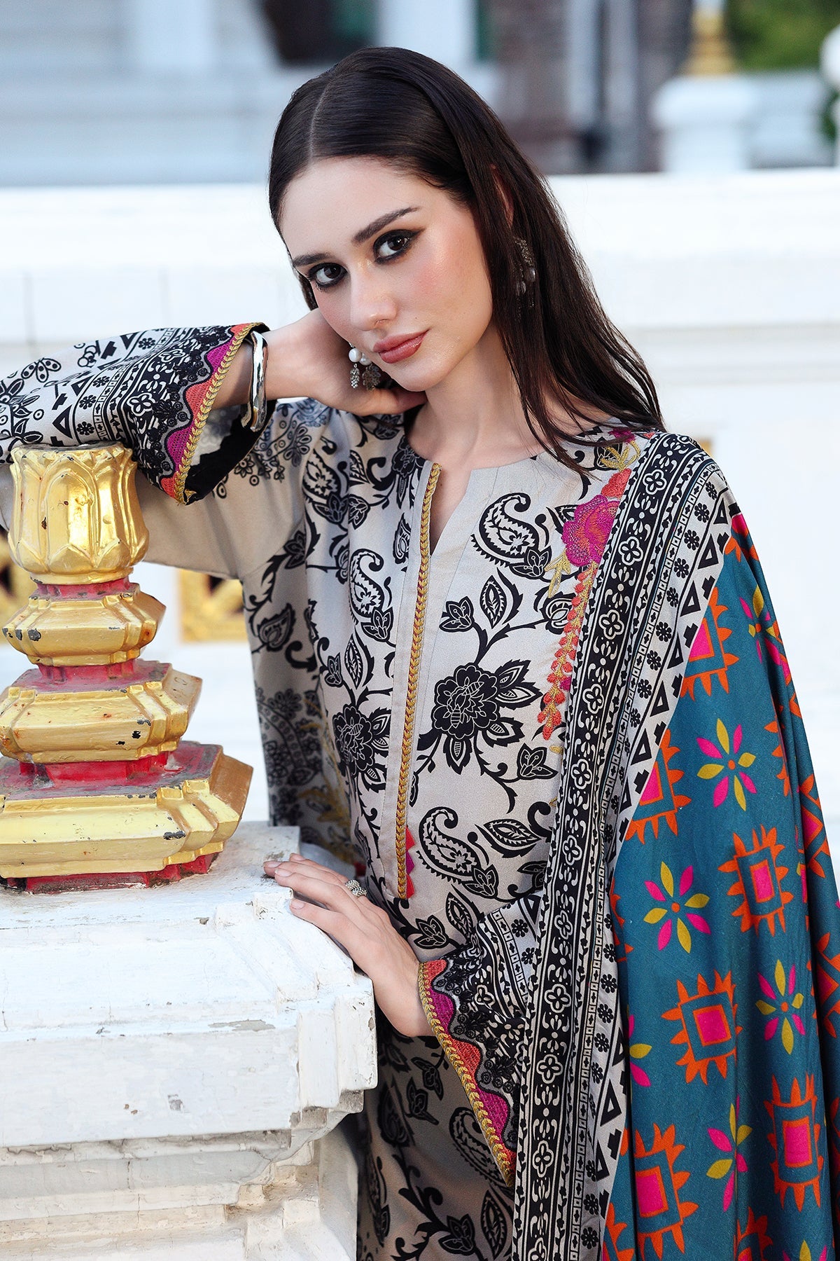 Combination by Charizma Luxury Embroidered Collection
