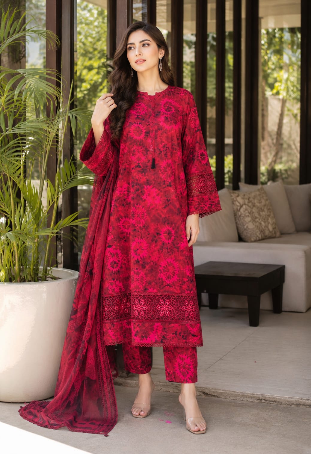 Sada Bahar Festive Embroidered Lawn