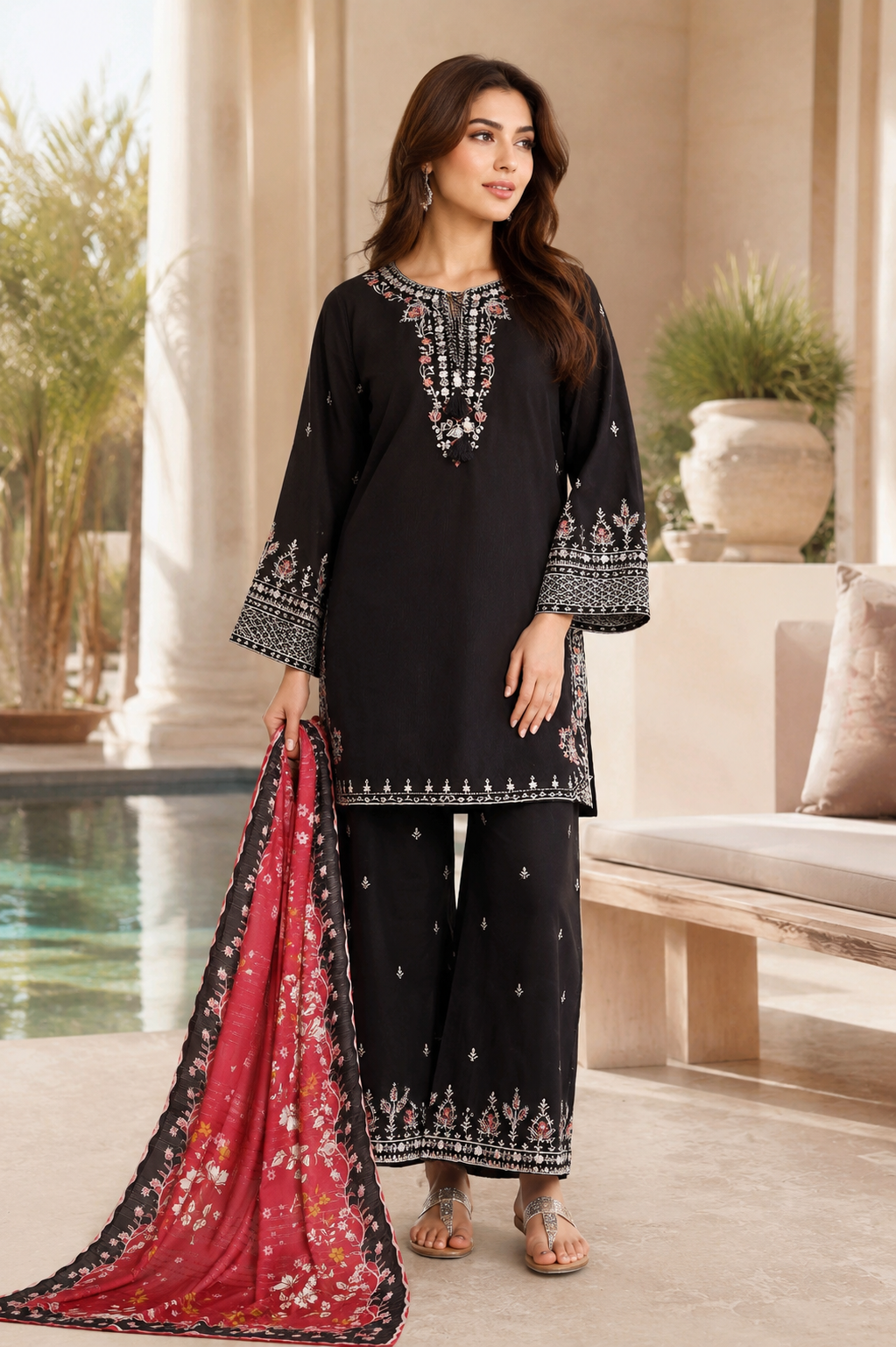 Sada Bahar Festive Embroidered Lawn