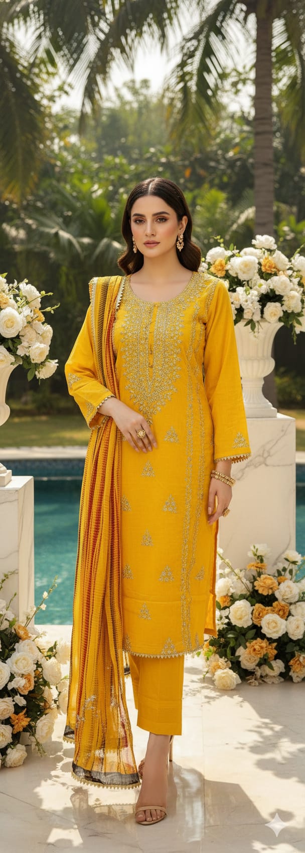 Luxury Embroidered Lawn Ready To Ship