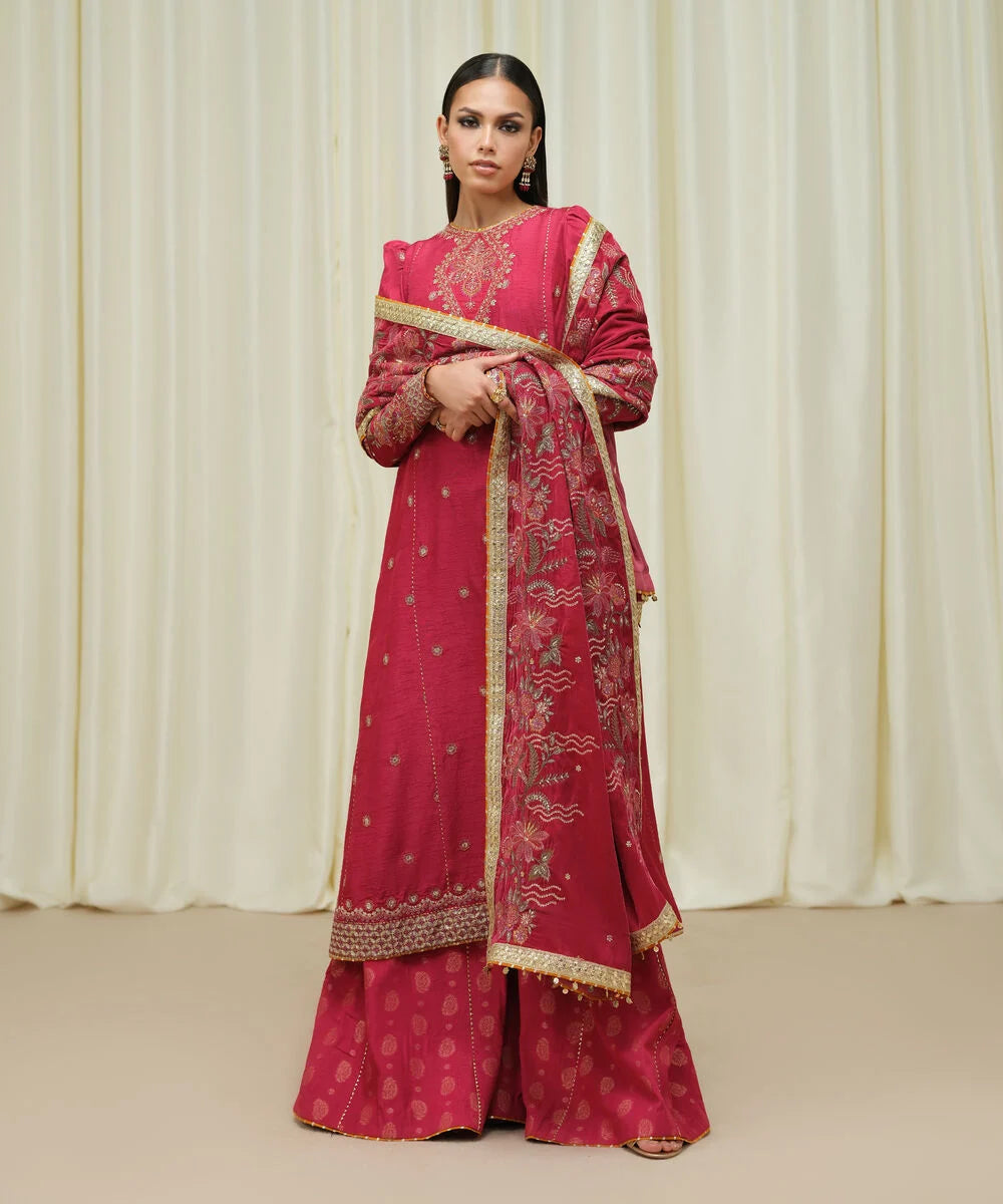3Pc Embroidered Suit by Sapphire