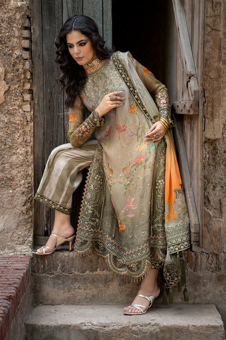Vasal Embroidered Chiffon Suit By Charizma