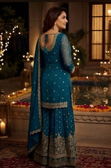 MADHURI DIXIT PARTY WEAR SUIT