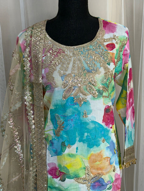 Luxury Embroidered Lawn Ready To Ship