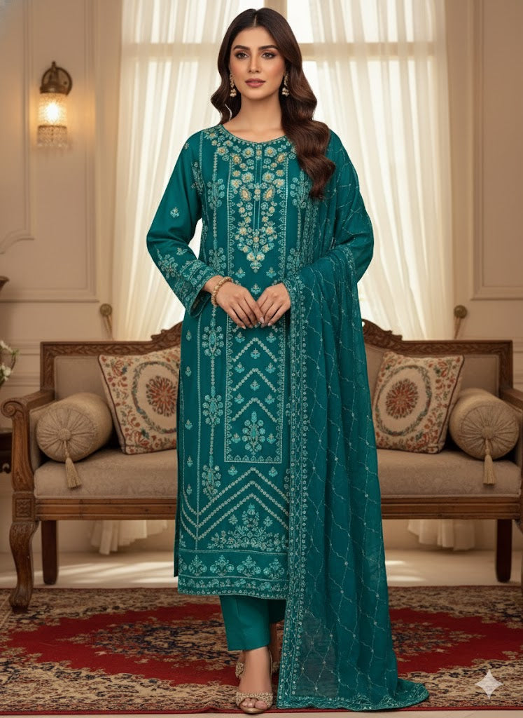 2pc Embroidered Kurti Collection Ready To Ship