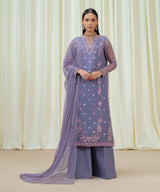 3Pc Embroidered Suit by Sapphire