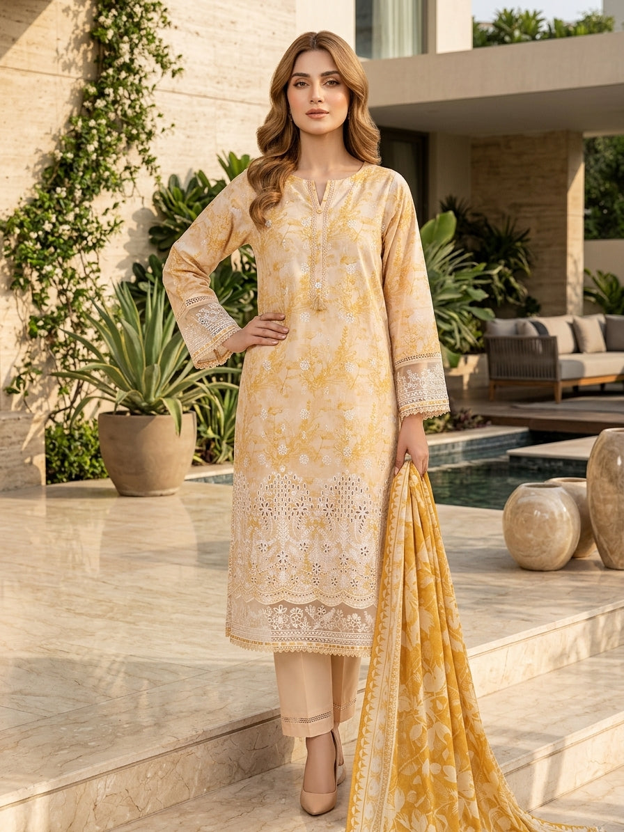 Sada Bahar Festive Embroidered Lawn