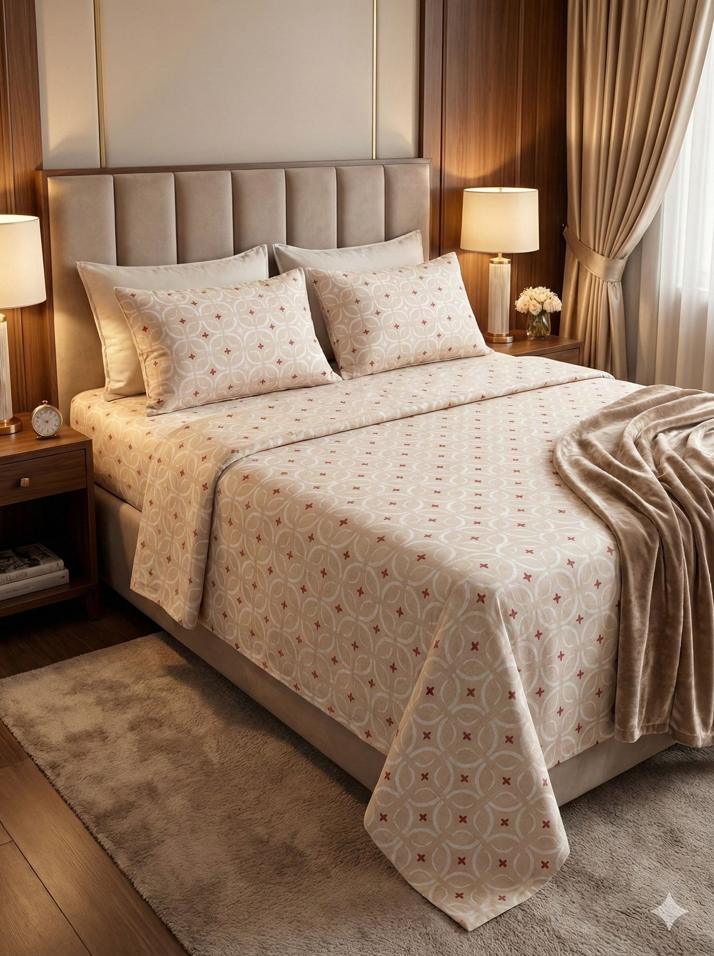 Pakistani King Size Bedsheet