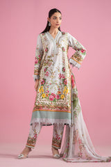 Maria. B. Embroidered  Lawn Suit