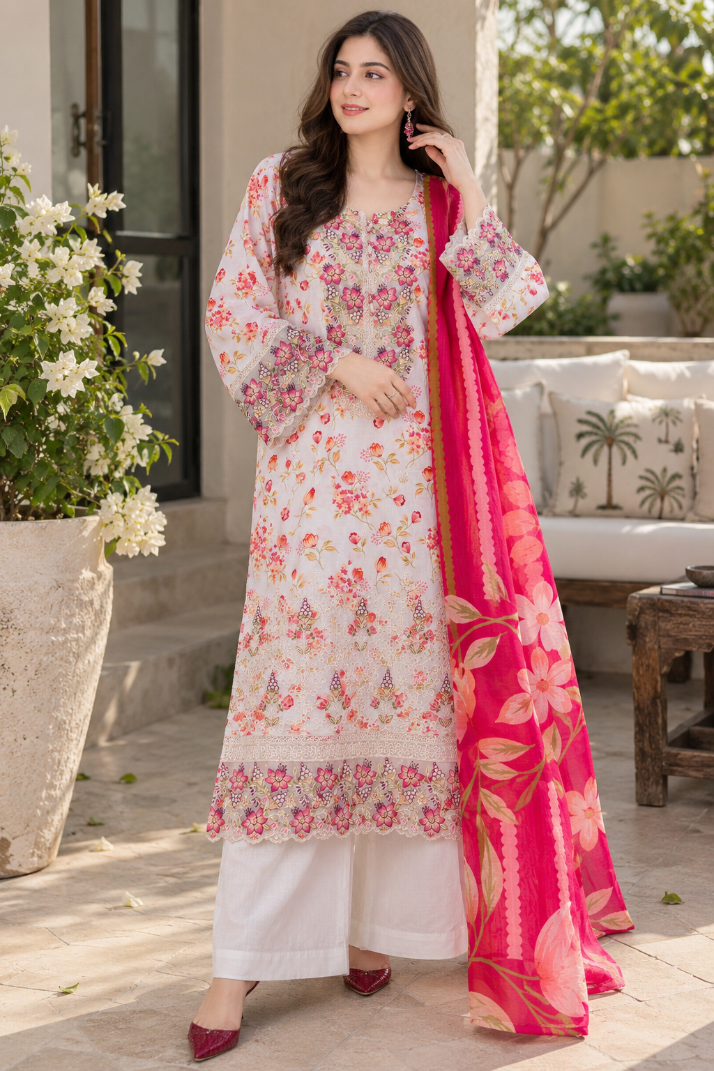 Munira Designers Embroidered Lawn