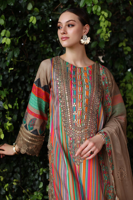 Charizma Luxury Embroidered Suit