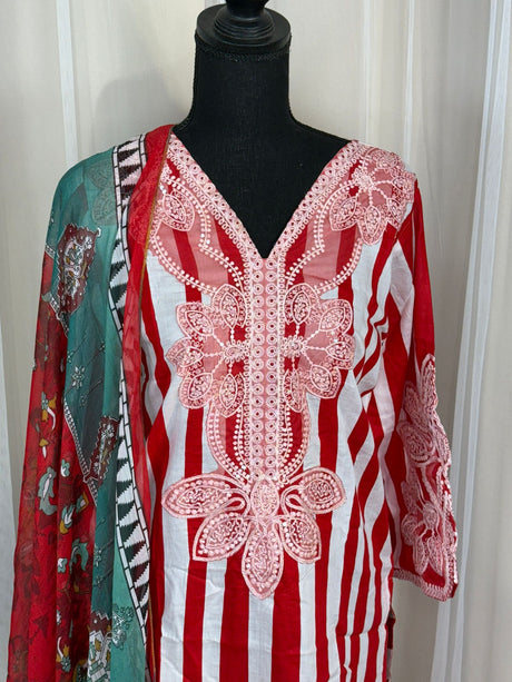 Luxury Embroidered Lawn Ready To Ship