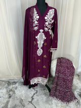 Luxury Embroidered Party wear Ready To Ship