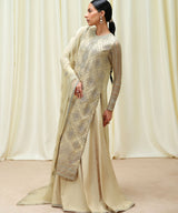 3 Piece - Embroidered Chiffon Suit by Sapphire