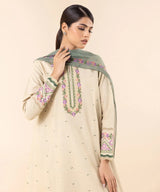 Sapphire Embroidered Light Khaddar Suit