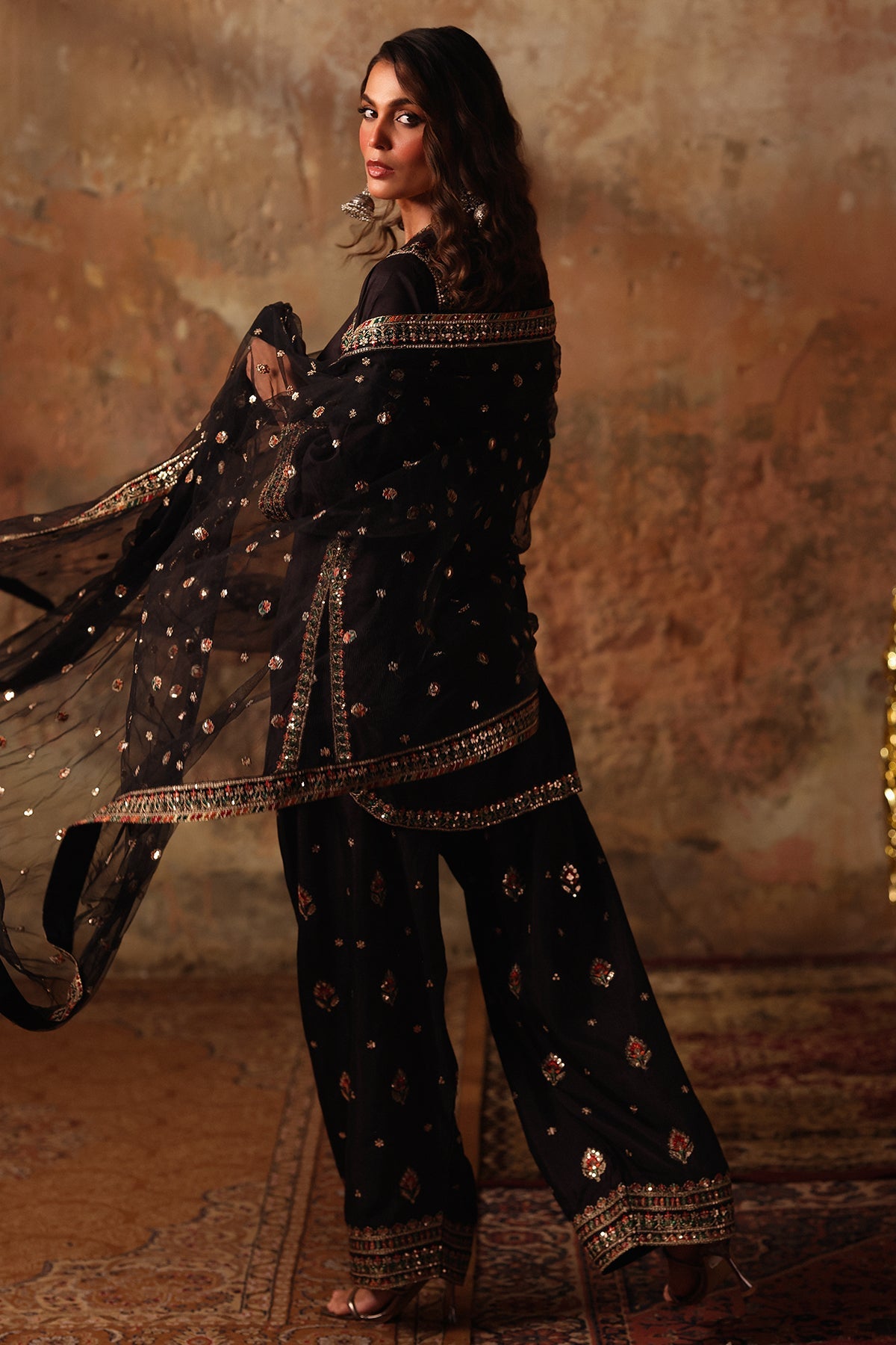 Charizma Luxury Embroidered Suit