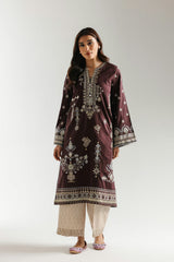 Embroidered 2 Piece Suit By Ethnic Coffee - Front