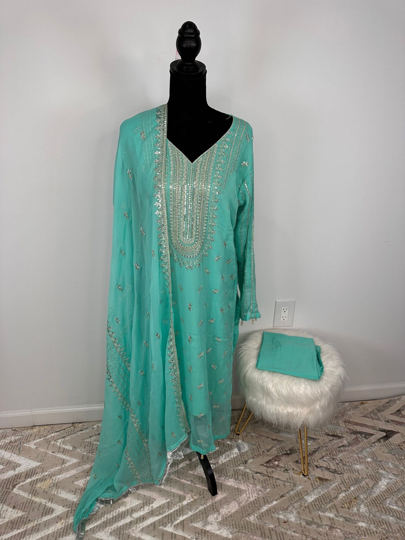 Pakistani Embroidered Party wear Ready To Ship