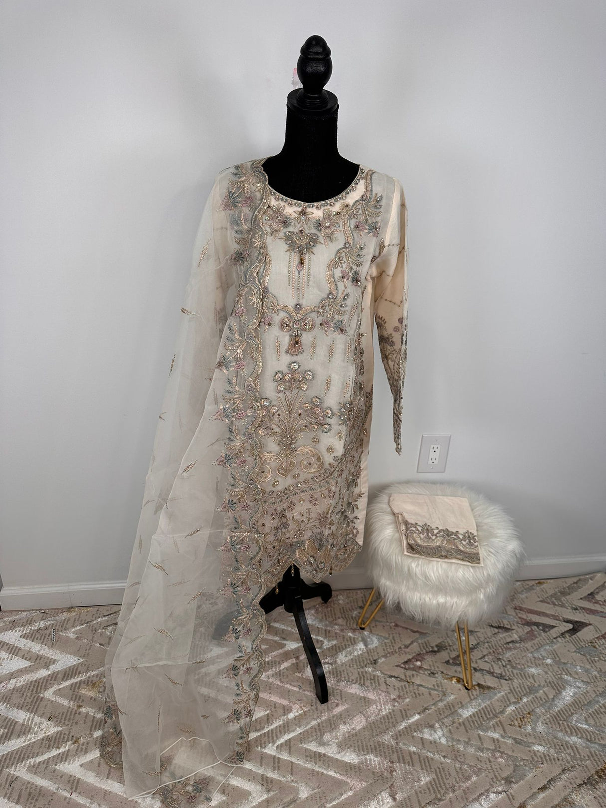 Organza  Party wear Ready To Ship