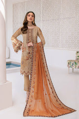 Minhal Luxury Chiffon Embroidered 2021 -100% Original Guaranteed