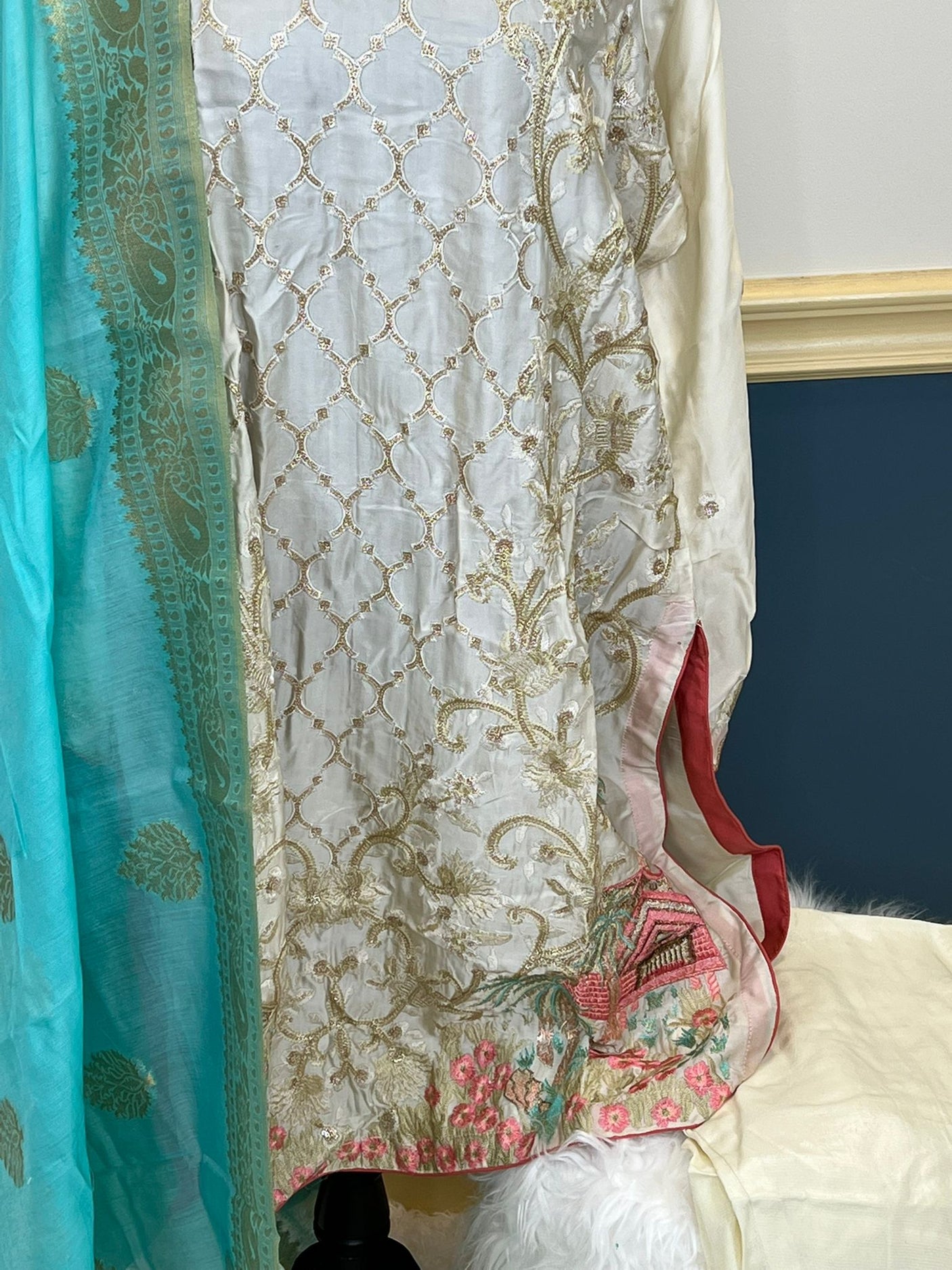 Pakistani Stitched Embroidery Party Wear Dresses Ready To Ship