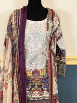 Indian Cotton Stitched Embroidery Suit Ready To Ship