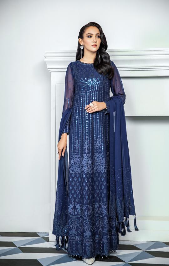 Alizeh Embroidered Chiffon Collection 2021-100% Original Guaranteed