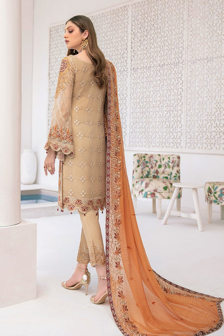 Minhal Luxury Chiffon Embroidered 2021 -100% Original Guaranteed