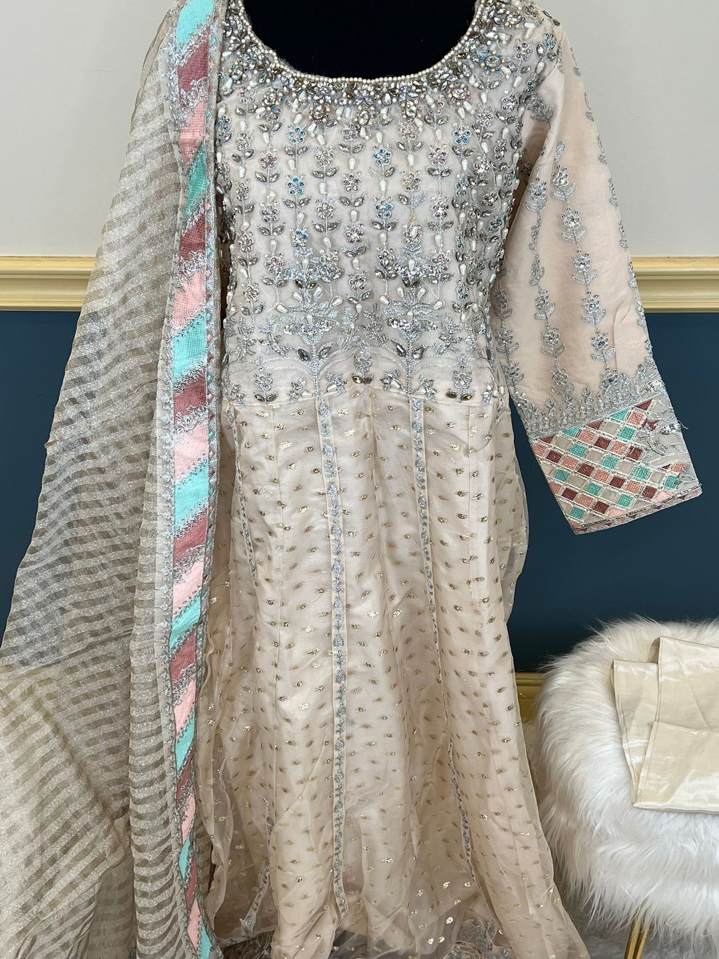 Pakistani Embroidered Party wear  Ready To Ship