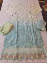 Pakistani Stitched lawn Embroidered Salwar kameez ready to ship