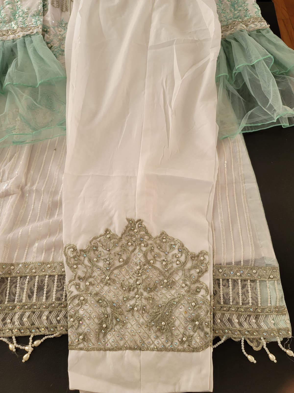 Pakistani Stitched Embroidery Party Wear Dresses Ready To Ship