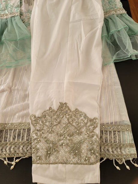 Pakistani Stitched Embroidery Party Wear Dresses Ready To Ship