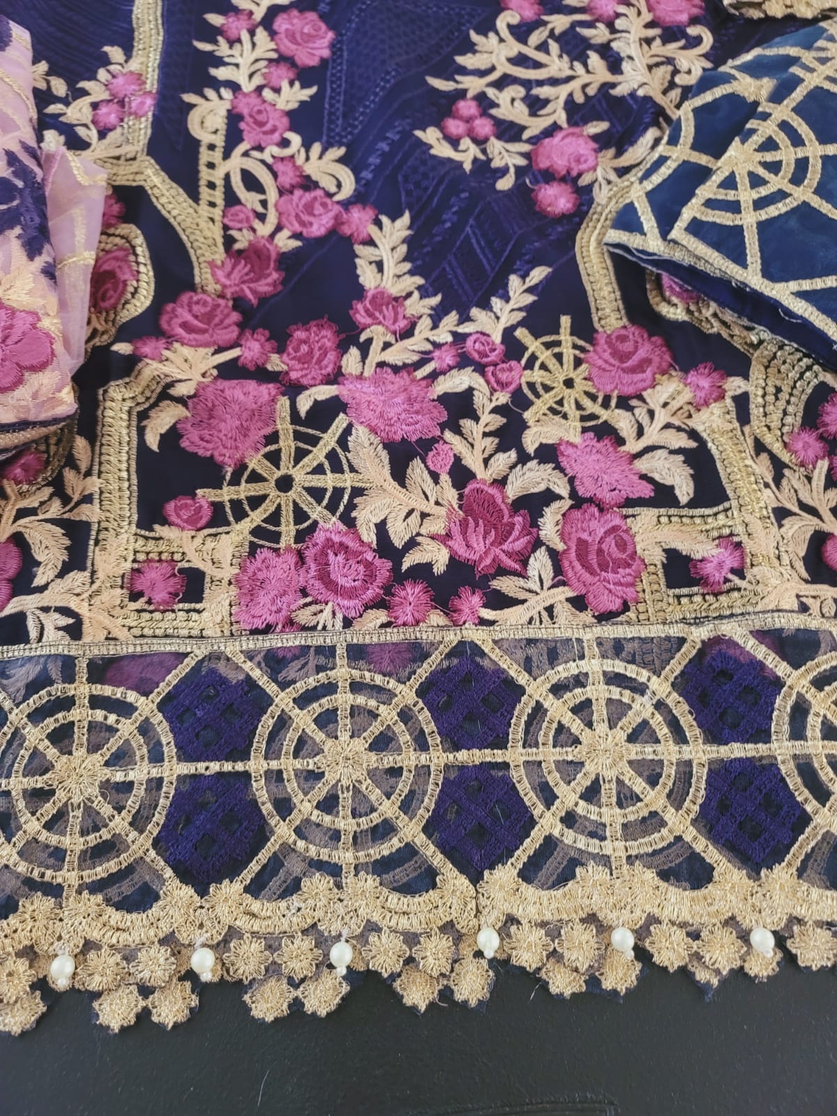 Pakistani Stitched Embroidery Party Wear Dresses Ready To Ship